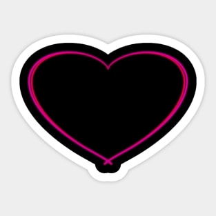 Be my Valentine Heart Sticker